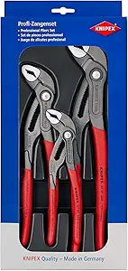 Knipex 00 20 09 V02 "Cobra" Pliers Set (3 Piece)