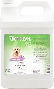 TropiClean Sweet Pea Cat & Dog Detangler Spray Dematting | Dog Conditioner Spray Derived from Natural Ingredients | Made in the USA | 1 Gallon