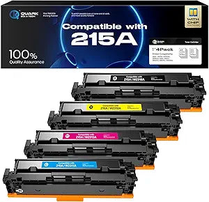215A Toner Cartridges High Yield (with Chip) Compatible with HP 215A W2310A W2311A W2312A W2313A for Color LaserJet Pro MFP M183fw M183n M182nw M18n M155a M155nw Printers (4 Pack, BK/C/M/Y)