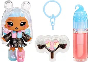 Yummiland Lip Gloss Doll: Sour Sweeties - Gabi Gummybear Includes DIY Lip Gloss + Removable Keychain, Cosmetic Play, Collectible, Ages 4+