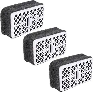 3pcs Deodorizer Cartridge for Toto Washlet THU6474-01, Plastic Bathroom Deodorizing Filter Replacement Toilet Bidet Essentials (Black)