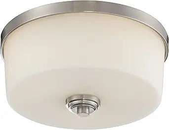 Z-Lite 226F3 3-Light Flush Mount Light, Matte Opal