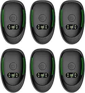 Plug In Air Purifier - 6Packs Air Ionizers for Home, Silent Filterless Air Purifier, Auto Mode for Pets Odor Smoke, Quiet Operation Negative Ion Technology Freshener for Home, Bedroom, Office