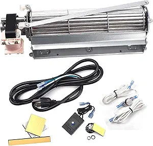 Criditpid BLOT Fireplace Blower Fan Kit for Monessen, Majestic, Martin, Vermont Castings Fireplace BDV400, BDV500, CDVR36NV, Replacement BLO24T BLOTMC Blower Kit for Rotom HB-RB94, HB-RB79, R7-RB79