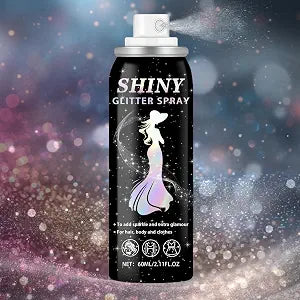 Body Glitter Spray Face Hair Glitter Spray-Silver, 2.11 Fl Oz