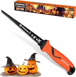 WORKPRO Halloween Pumpkin Carving Knife 6" Drywall Keyhole/Jab Saw