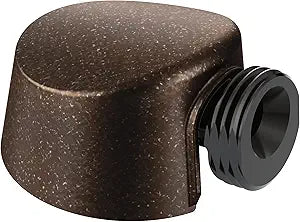 Moen Oil Rubbed Bronze Round Drop Ell Handheld Shower Wall Connector, A725ORB