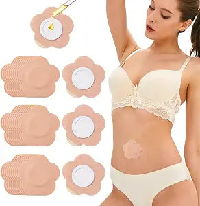 50PCS Castor Oil Patches, Carrier Patches for Castor Oil | Medical-Grade Self-Adhesive Pads | Belly Button Patch for Caster Oil, Portable Breathable Anti Leakage Anti-Slip No Wash