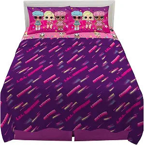 Franco Kids Bedding Super Soft Microfiber Sheet Set, Full, LOL Surprise