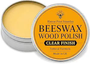 Premium Natural Beeswax Polish for Wood & Furniture, Food Safe - 7 Fl Oz