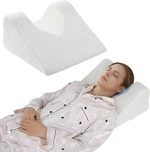 BALAPET Facial Surgery Recovery Pillow, Memory Foam Support Back Sleeping Training Pillow for After Face Lift Surgery, Suit for After Neck Surgery Hair Transplant or Nose Job Pillow