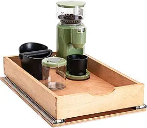 Pull Out Drawers for Kitchen Cabinets, Pull Out Cabinet Organizer, Fully Assembled Wood Cabinet Pull Out Drawer, Fast and Easy DIY Installation, 11W x 21D