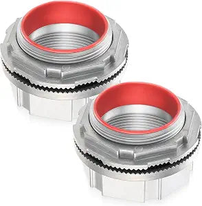 Relaxweex 2 Pcs 2 Inch Watertight Conduit Hub Fittings with O-ring