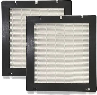 Nispira True HEPA Replacement Filter Compatible with Ivation 5-in-1 Air Purifier Ozone Generator IVAOZAP04, 2 Pack