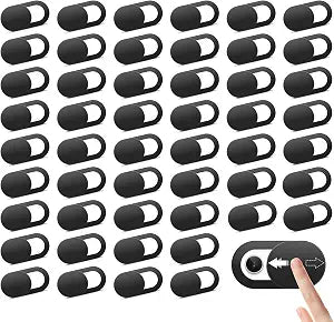 50pcs Laptop Camera Cover Slide, Ultra-Thin Webcam Cover Phone Camera Covers for Laptop, Desktop, Tablet, Smartphone, Protects Your Privacy & Security
