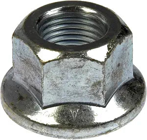 Dorman 611-054 Wheel Nut 9/16-18 Flanged Flat Face - 7/8 In. Hex, 5/8 In. Length Compatible with Select AM General Models, 10 Pack
