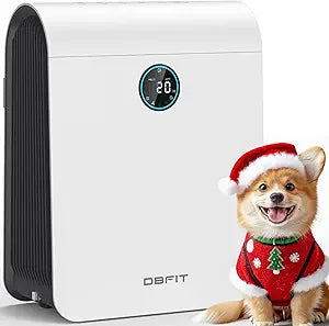 Air Purifiers for Home Large Room Up to 2590 ft┬▓ with PM 2.5 Display Air Quality Sensor, DBFIT H13 HEPA Air Purifier with Washable Filter, Auto Mode, Air Cleaner for Smoke Dust Pollen Pets Hair Odor