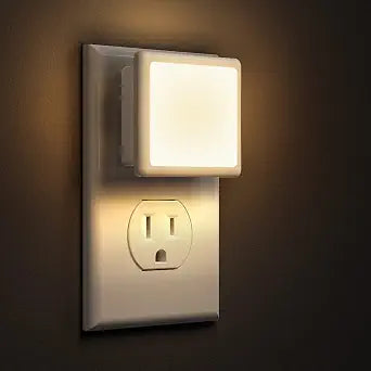 L LOHAS LED Night Lights Plug into Wall 2-Pack, 0.3W Plug in Night Light