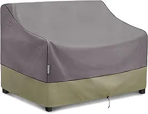 KylinLucky Outdoor Patio Sofa Cover fit 48 x 26 x 33 inch, 47 x 25, 46 x 24 Waterproof Weatherproof Heavy Duty 600D Garden Furniture Cover for Outside Sofa Couch