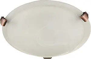 Artcraft Lighting Clip Flush 2-Light Flush Mount, SP model Antique Brass