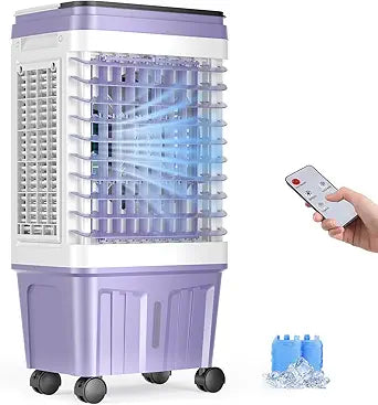 Swamp Cooler, 3000 CFM Windowless Portable Air Conditioners, Evaporative Air Cooler with 6.87 Gal Water Tank, 3 Speeds & 4 Modes, 120┬░ Oscillation, 15H Timer Air Cooler for Home, Kitchen, Bedroom