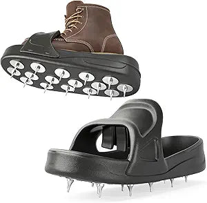 Epoxy Floors Spiked Shoes, Spikes Shoes for Epoxy Flooring for Self Leveling Concrete Compounds, Slip-On Spike Shoes for Epoxy Floors Resin Coating Tools (XL, US 11-16)