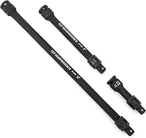 GEARWRENCH 3 Pc. 3/8" Drive Impact Locking Extension Set 3", 6" & 12" - 84927N