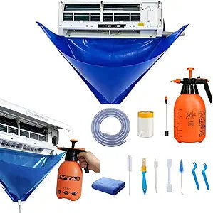Vitsunth Complete Mini Split Cleaning Kit Bag with Sprayer and Extension Nozzle for 18,000-24,000BTU / 38-48in Ductless Split Unit Minisplit Cleaning Kit with Waterproof Wash Cover Bib User Manual