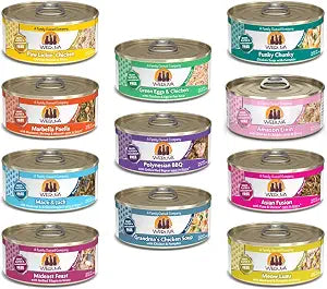 Weruva Classic Cat 11 Flavors Variety Pack  Gluten & Grain Free, 5.5 oz Cans (Pack of 24)