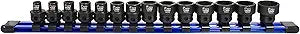Astro Tools 78314 14-Piece 3/8" Drive Low Profile Nano Impact Sockets - Metric