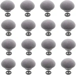 16PCS Featherweight Duvet Cover Pin Comfort Clips Gray Mushroom Head Duvet Holder Sheet Duvet Cover Runaway Holder Double Sided Pin Fastener for Curtains Sofa Covers Pillowcases