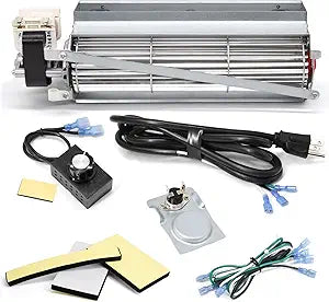 GFK4 FK4 GFK4B GFK4A Fireplace Blower Fan Kit for Heatilator NDV4236I, ND4236, ND3933. Fireplace Fan Blowers Kit with Thermostat Replace Heatilator, Majestic, Lennox, Temco, Martin Fireplaces