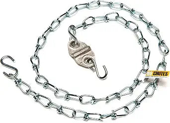 Trash Chute Fusible Link Kit 165 Part - Universal Replacement Hardware For Laundry Discharge Doors & Fire Damper - Vertical & Horizontal - NFPA Compliant UL Listed - Adjustable 30" Chain