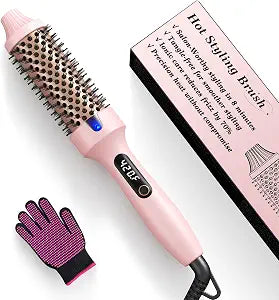 Thermal Brush for Blowout, 1.5" Dual Voltage Ionic Heated Round Brush
