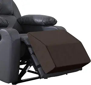 HOMBYS Extra Large Recliner Leg Pillow Support, 5 inch Thick Foam Foot Rest Cushion for Couch, Ergonomic and Multifunctional Leg Elevation Pad for Sofa, Chair, Bed(Brown)