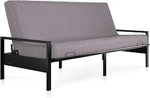 Milliard Memory Foam Futon Mattress  Full Size (Frame Not Included) (Grey)