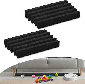 10 pcs Under Couch Blocker, 17"L x 2.4"H Under Bed Blocker for Pets Toy