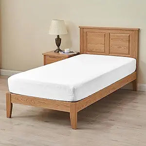 Full Fitted Sheet 54x75 8" Pocket 800 TC 100% Egyptian Cotton White | Snug Fit for Trifold Mattress, Narrow Twin Mattress, Camp Bunk, Guest Bed, Soft, Breathable Naturally Cooling & Durable