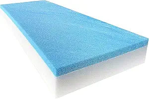 FoamTouch 36" Width x 72" Length Camper/RV bunk Mattress with Gel Memory Foam -No Cover