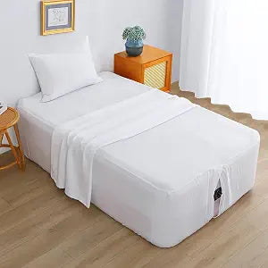 Air Mattress Sheet Set with Inflation Opening, Twin, White