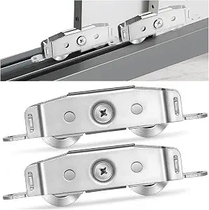 2 Pcs Sliding Patio Door Roller Stainless Steel Sliding Door Wheels