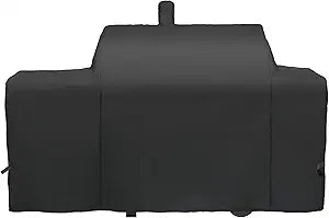 i COVER Grill Cover for Oklahoma Joe's Longhorn Combo Charcoal Gas Smokers & Grills Protection Heavy Duty Waterproof Patio Outdoor Canvas Barbeque BBQ Smoker Covers