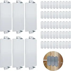 50 Pack Nail Plates for Wood Studs, Cable Protector Plate for Wood Studs, 1.5 x 3 Inch Nail Plates Electrical
