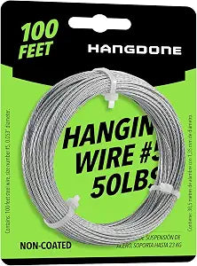 Picture Hanging Wire #5  50lbs Capacity  100ft