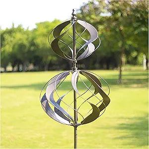 Wind Spinners Outdoor Metal - Large Kinetic Wind Spinner for Yard Garden, Windmills Lawn Ornament Dcor for Lawn Patio (Height 84")