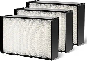 3 Pack 1045 Super Wick Humidifier Filter Replacement Compatible with 1045 Air-care Essick Humidifier Model H12300/H12300HB/H12400/H12400HB/H12600/H12600/H12001/H12AEUO/H12AUKP