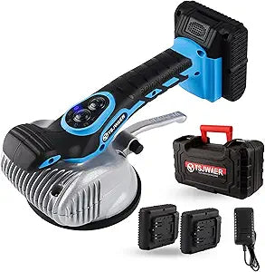 Tile Vibration Machine Installation Tool - YSJWAER Automatic Leveling Vibrator Tiling Suction Cup 6 Speeds Adjustable 10000mAh 21000r/min
