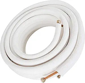 1Pcs 50FT Air Conditioning Cooling Connection Tube 1/4 Inch and 1/2 Inch Mini Split Line Set Fit for Mini Split Air Conditioner