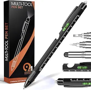 SAPGIF Stocking Stuffers for Men Dad Husband Him Adult 9 in 1 Multitool Pen