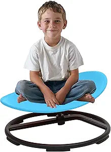 Sensory Spinning Chair for Autistic KidsSensory Swivel ChairSit and Spin Toy for Balance and Coordination, Spinning Autism Seat & ADHD Children, Indoor & Outdoor Play for Ages 3+Blue
